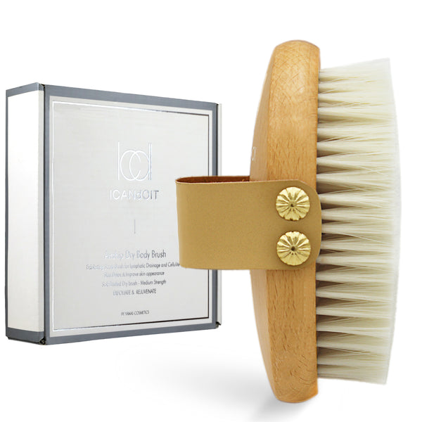 ICANdOIT® - Dry Body Brush with Vegan Fiber Suitable for All Kinds of Skin | Soft Strength