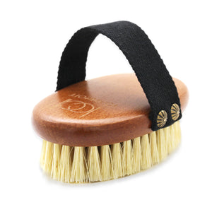 ICANdOIT Dry Brushing Body Brush,100% natural Agave Cactus bristle High strength dry body brush for Cellulite and lymphatic, dry skin brush with stiff and EXTRA firm tampico fiber,vegan brush