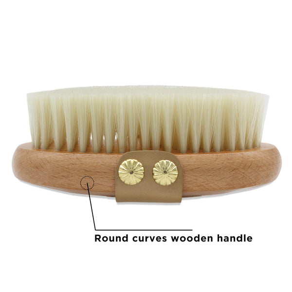 ICANdOIT® - Dry Body Brush with Vegan Fiber Suitable for All Kinds of Skin | Soft Strength
