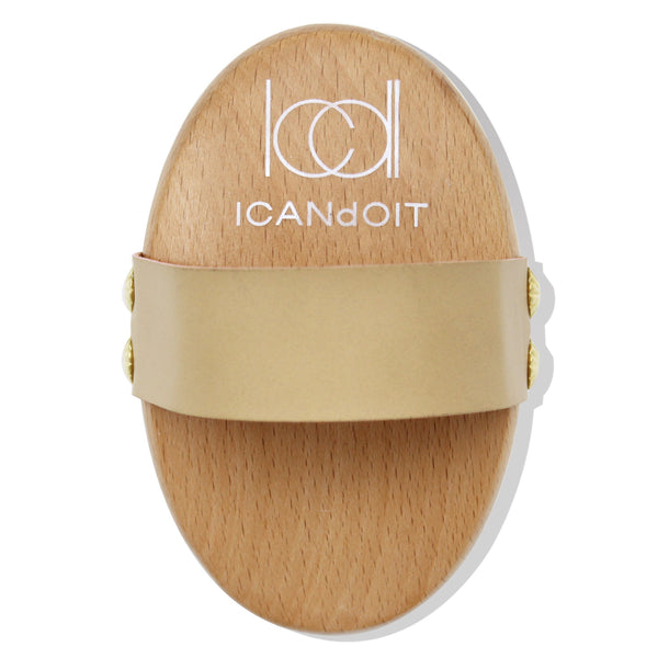 ICANdOIT® - Dry Body Brush with Vegan Fiber Suitable for All Kinds of Skin | Soft Strength